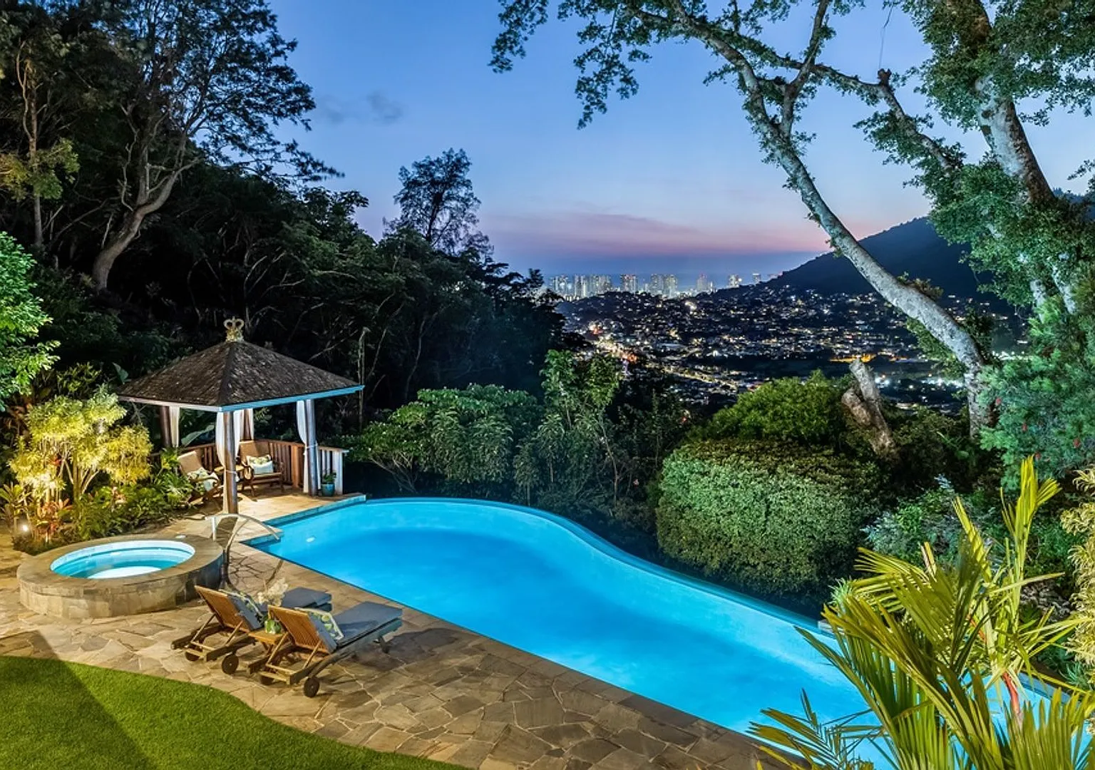 Manoa Royal Retreat | Luxury 9-Acre Estate w/ Pool, Ocean & Mountain Views & Trails — Photo 2