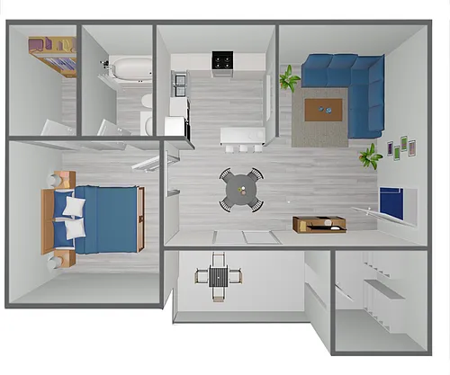 Floor plan A4 Bronze