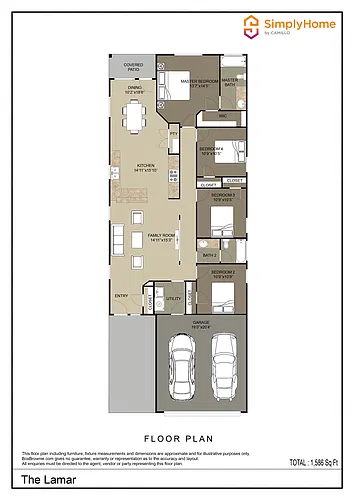 Floor plan 24446 Treviso Gardens Drive