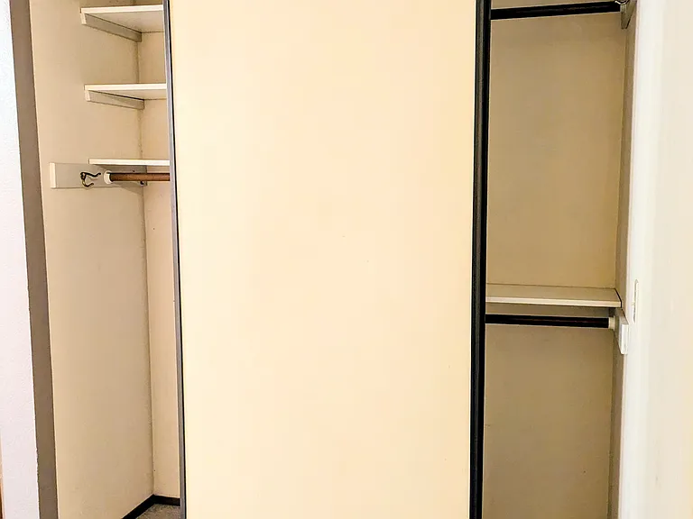 Tons of storage in the hall closet, plus room for bike storage (not shown)