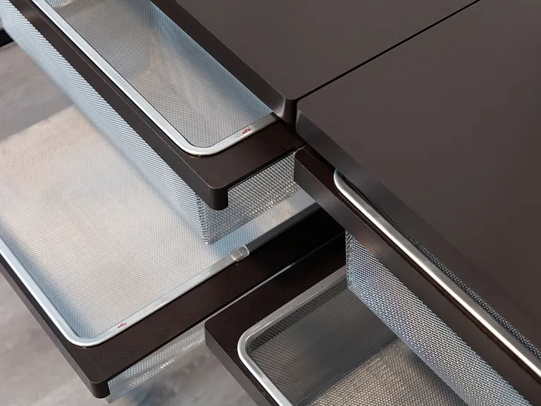 Signature Collection walk-in closet with organizers