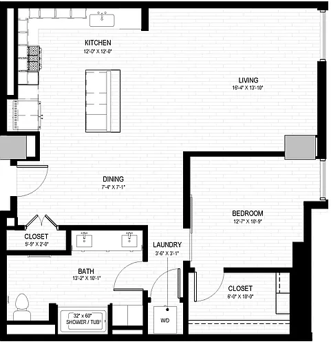 Floor plan A102