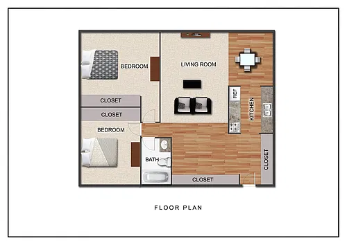 Floor plan 2 Bedroom
