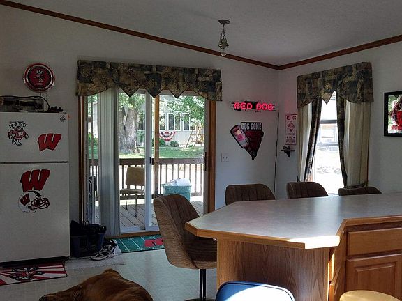 Open dinning room area.  
