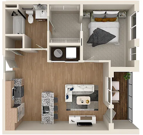 Floor plan The Patent-1B