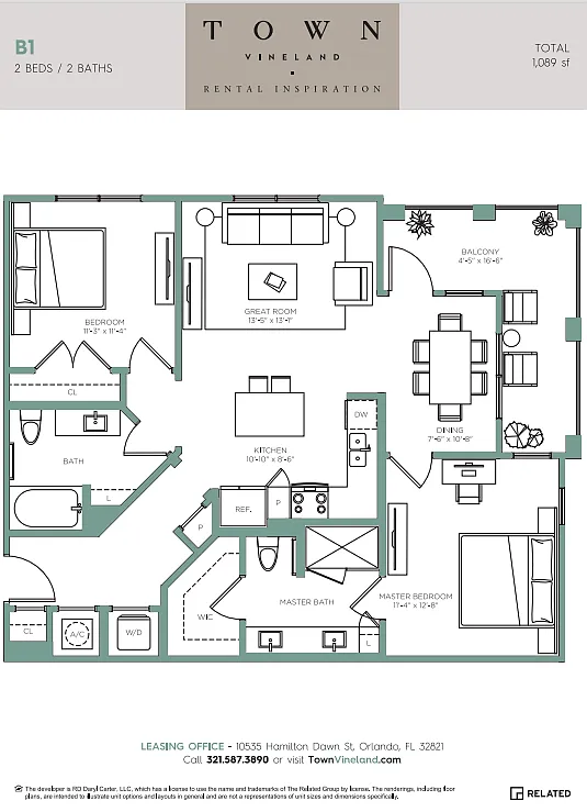 Floor plan B1