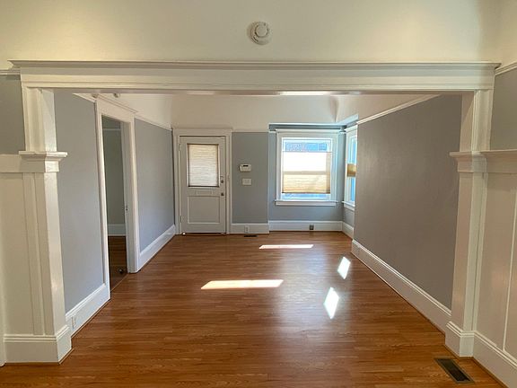 Front entry leads into living room