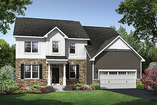 Elevation E with Stone