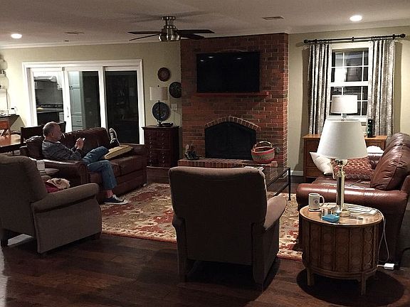 Expanded living room