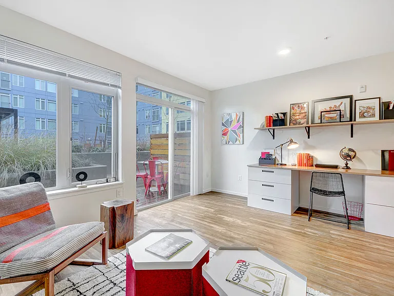 Take in the fresh air from your bright and spacious patio