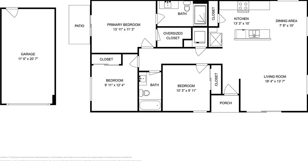 3 bed, 1176 sqft, $3,499 — Photo 3