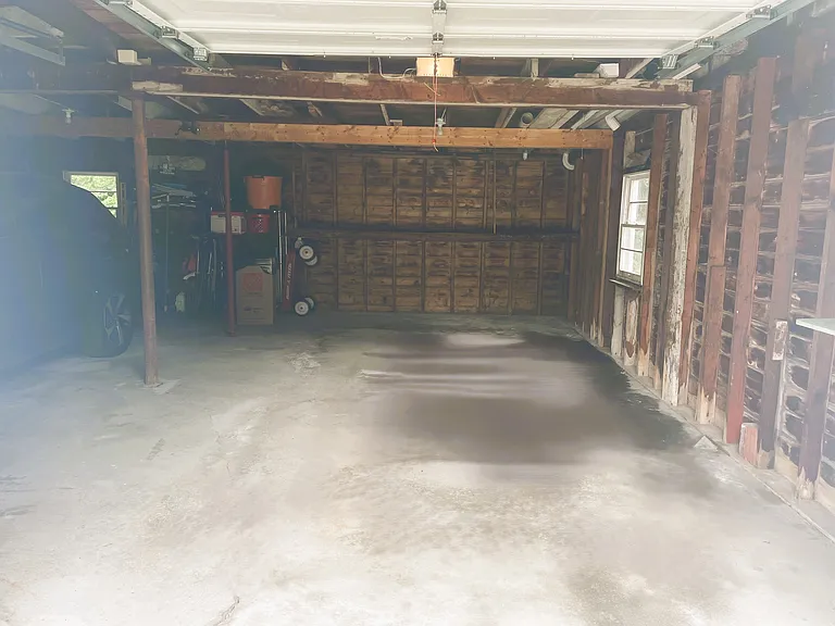 Inside of garage
