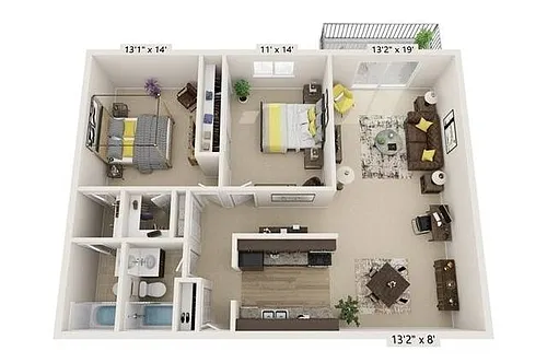 Floor plan White Oak