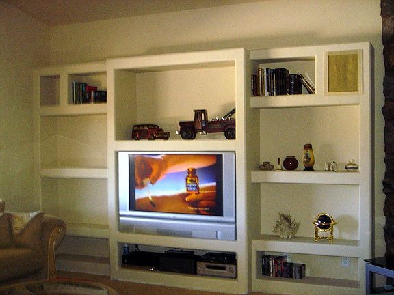 built in entertament wall