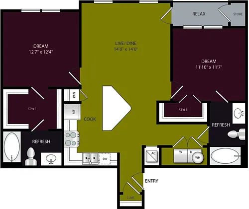 Floor plan B2BG