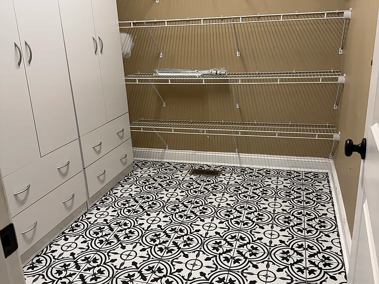 Primary large walk in closet