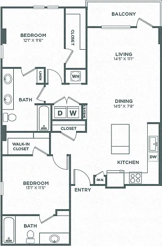Floor plan The McGraw Tower
