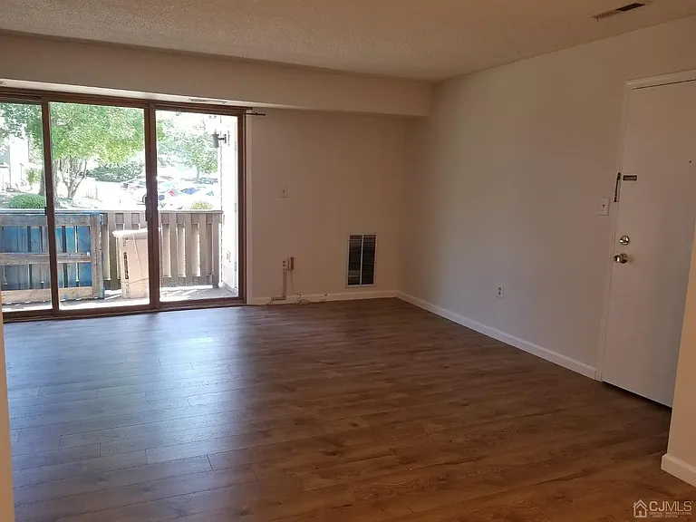 Living Room Area and Entrance Door