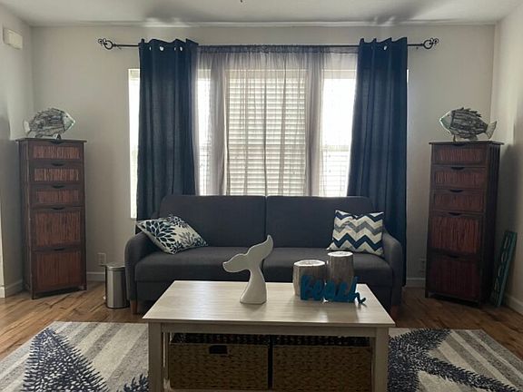 Living room with twin sofa bed