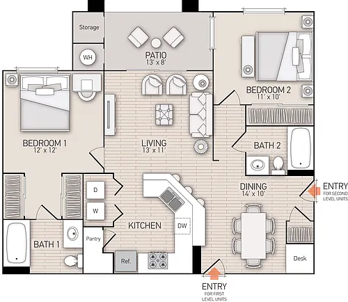 Floor plan Plan B