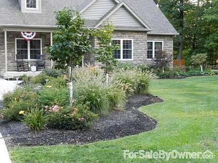 Ornamental grasses, lilac trees and bushes and so much more to enjoy!