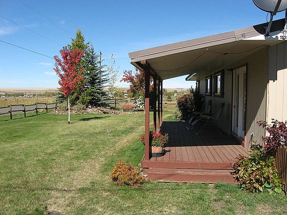 View north and front porch