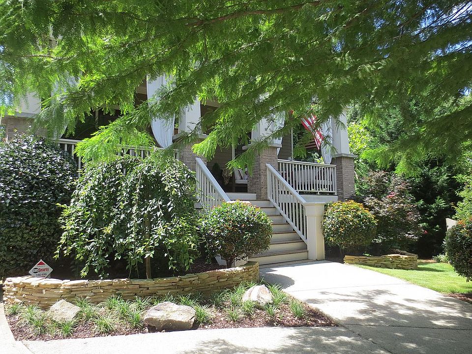 New slate wall and trees