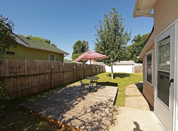 Enjoy the nice sized deck