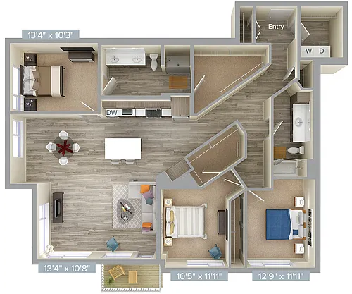 Floor plan C3-1644