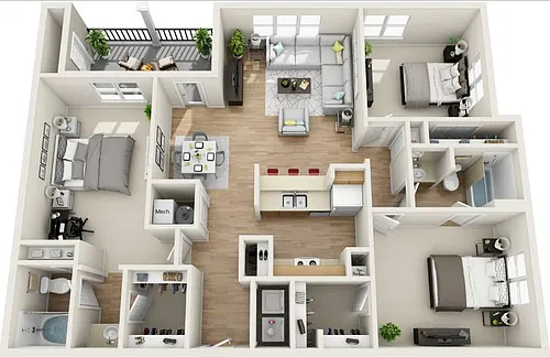 Floor plan C2R