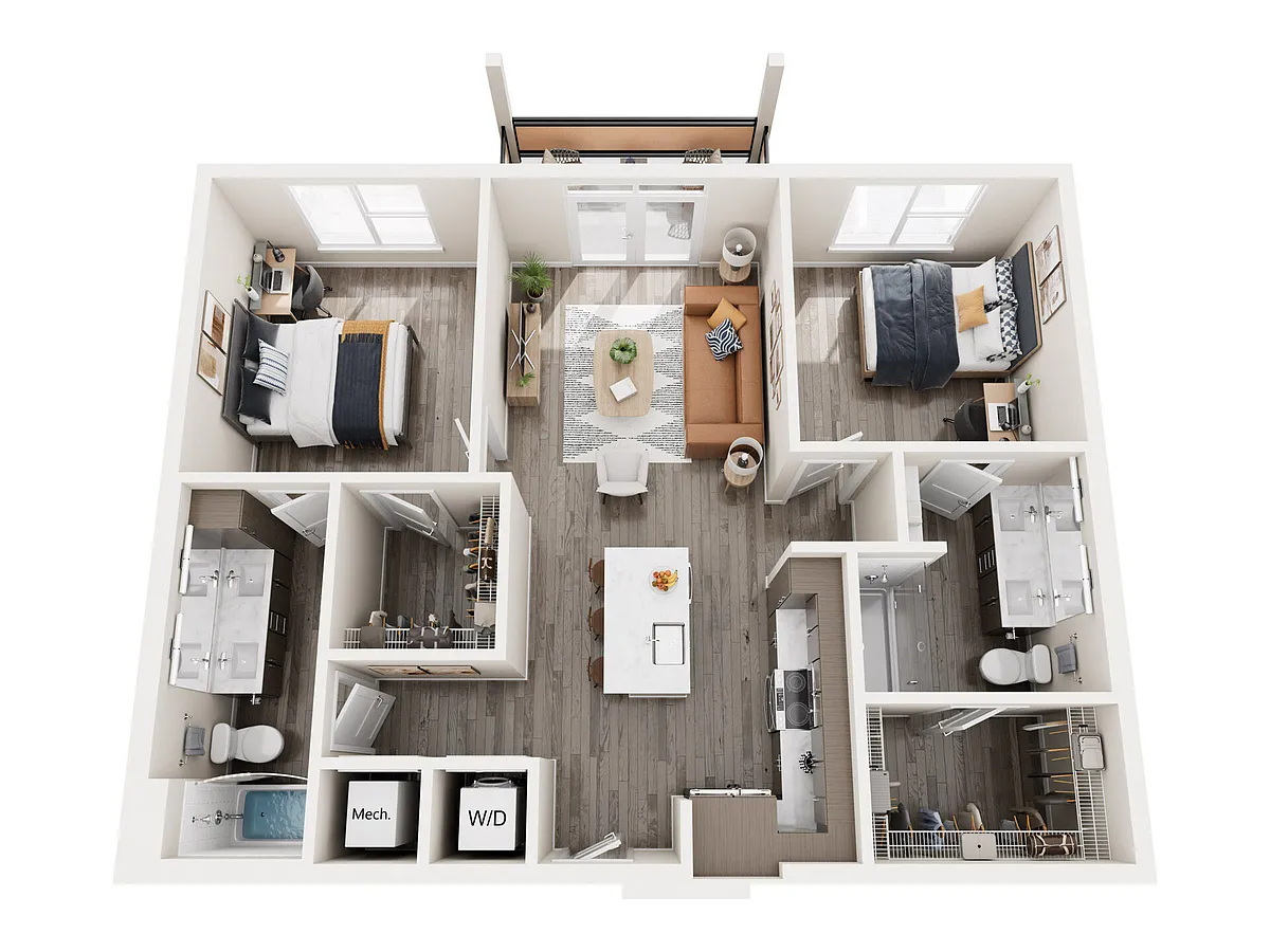 Floor plan B1