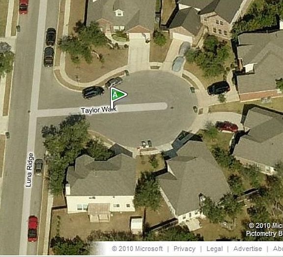 Aerial View Cul-de-sac