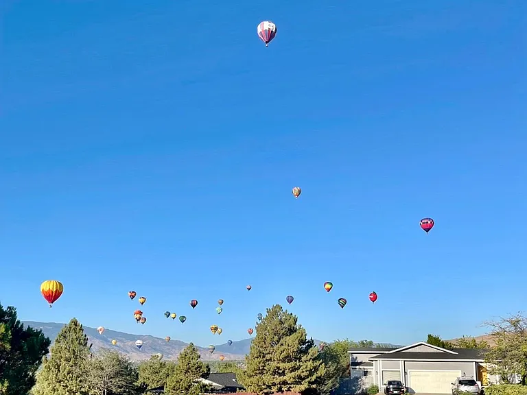 Your front row view for the Reno Hot Air Balloon Races!