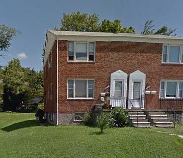 Front view of duplex