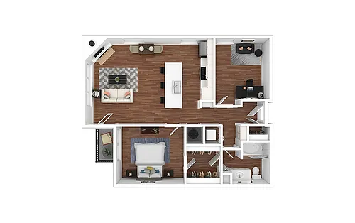 Floor plan Ivory - Renovated