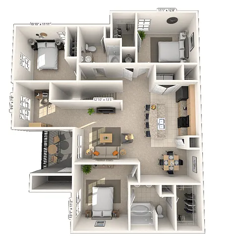 Floor plan 32B