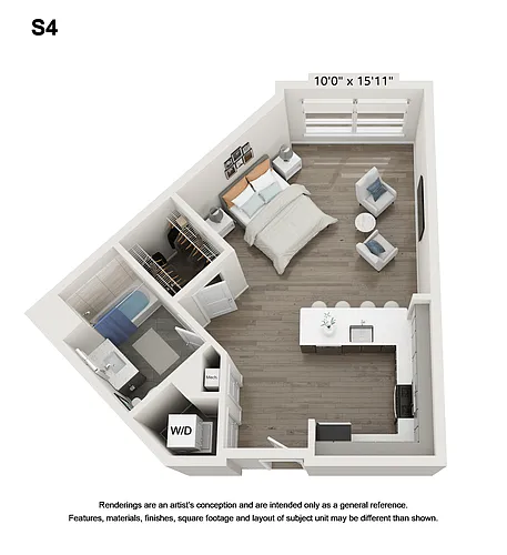 Floor plan Studio - S4