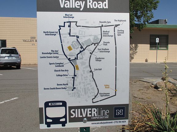 UNR free shuttle across st