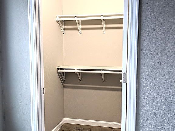 Master walk-in closet