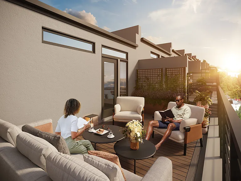 Another large balcony off townhomes (coming soon)