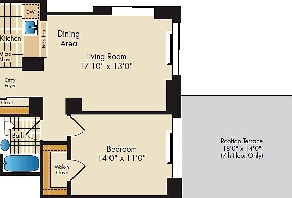 2nd image of 189 W 89th St APT 7T