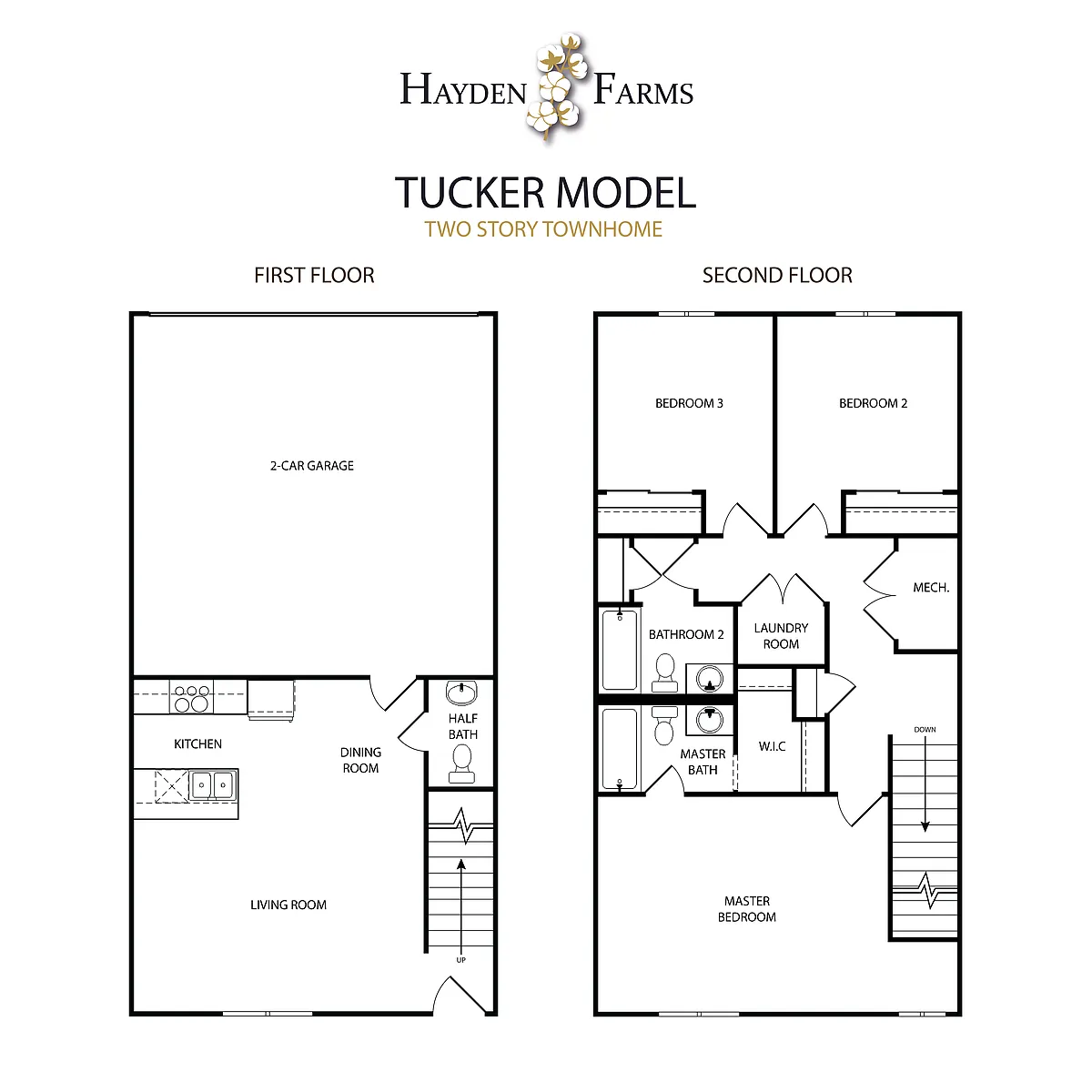 Floor plan 2-Story Tucker