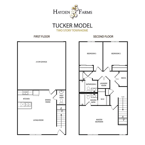 Floor plan 2-Story Tucker