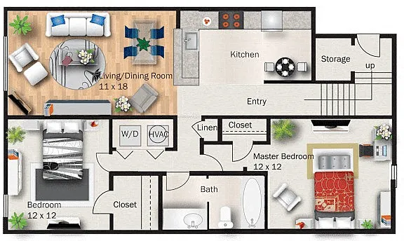 Floor plan Willow