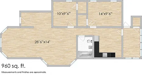 Floor plan 252 Washington 1