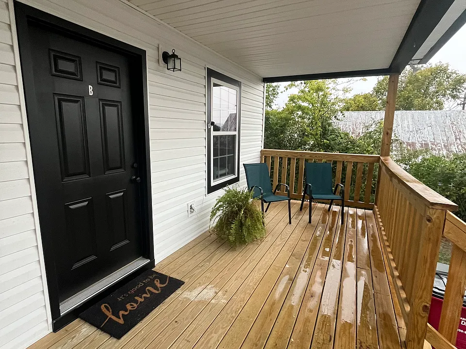 Covered front patio