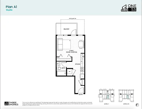 Floor plan Studio