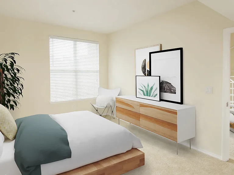 Carpeted Bedroom