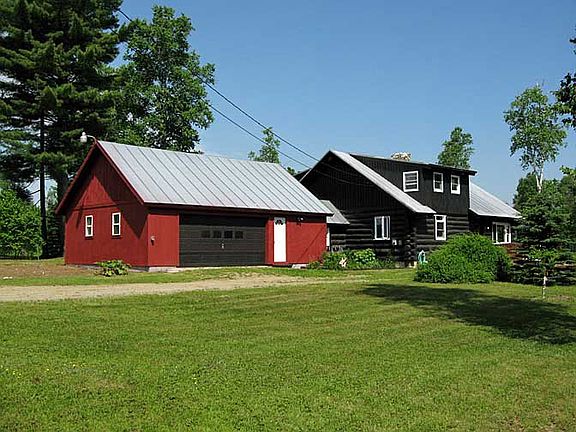The house and garage