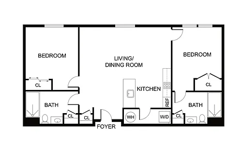 Floor plan K